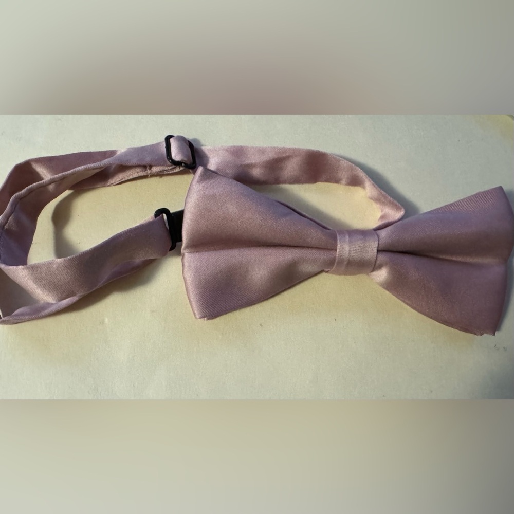 Blush Pink Suspenders & Bow Tie Set for Boys 👔